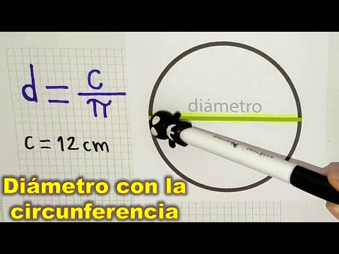 ¿Cómo medir el diámetro de un circulo?