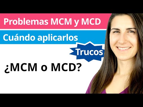 ¿Cuándo utilizar mcm y mcd en problemas?