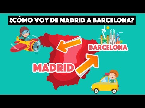 ¿Cuánto se tarda de madrid a barcelona en coche?