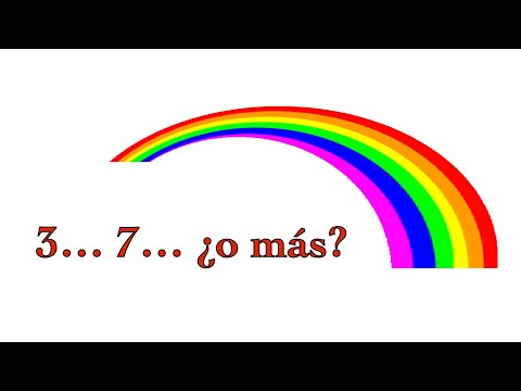 ¿Cuántos colores tiene un arco iris?