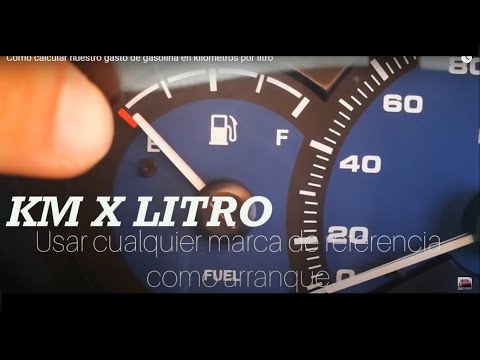 ¿Cuántos litros de gasolina son 100 km?