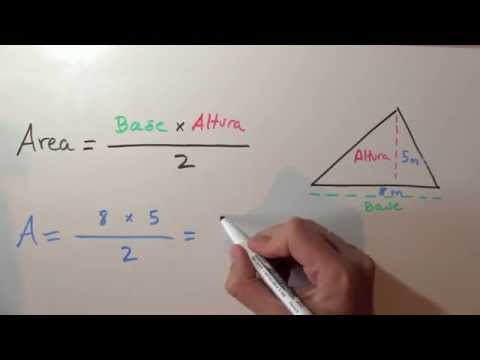 Formulas del area de un triangulo