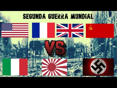 ¿Qué paises participaron en la segunda guerra mundial?